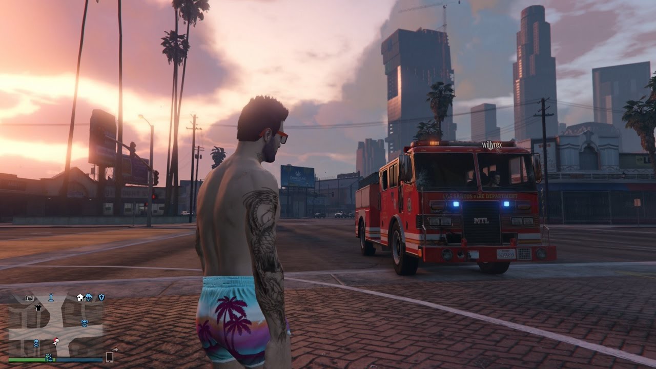 GTA V ONLINE: BOMBEROS PLAYEROS
