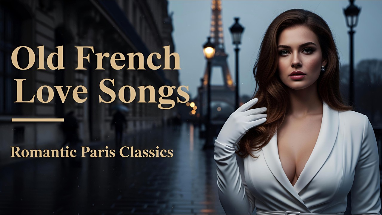 15 Old French Love Songs | When Paris Nights Feel Like Love | Vintage 60s–70s Chanson