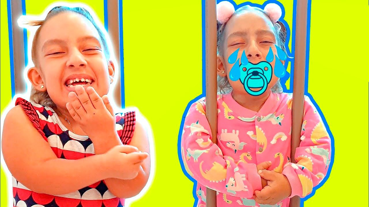 Maria Clara finge ter uma IRM&Atilde; BEB&Ecirc; ★ شفا دخلت البيبي السجن - MC Divertida
