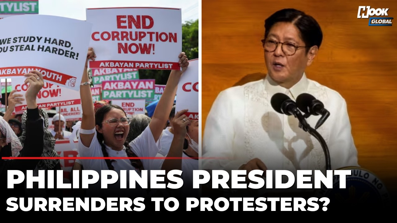 Marcos Surrenders To Demonstrators Amid Mega Philippines Protests Over Flood Control Corruption