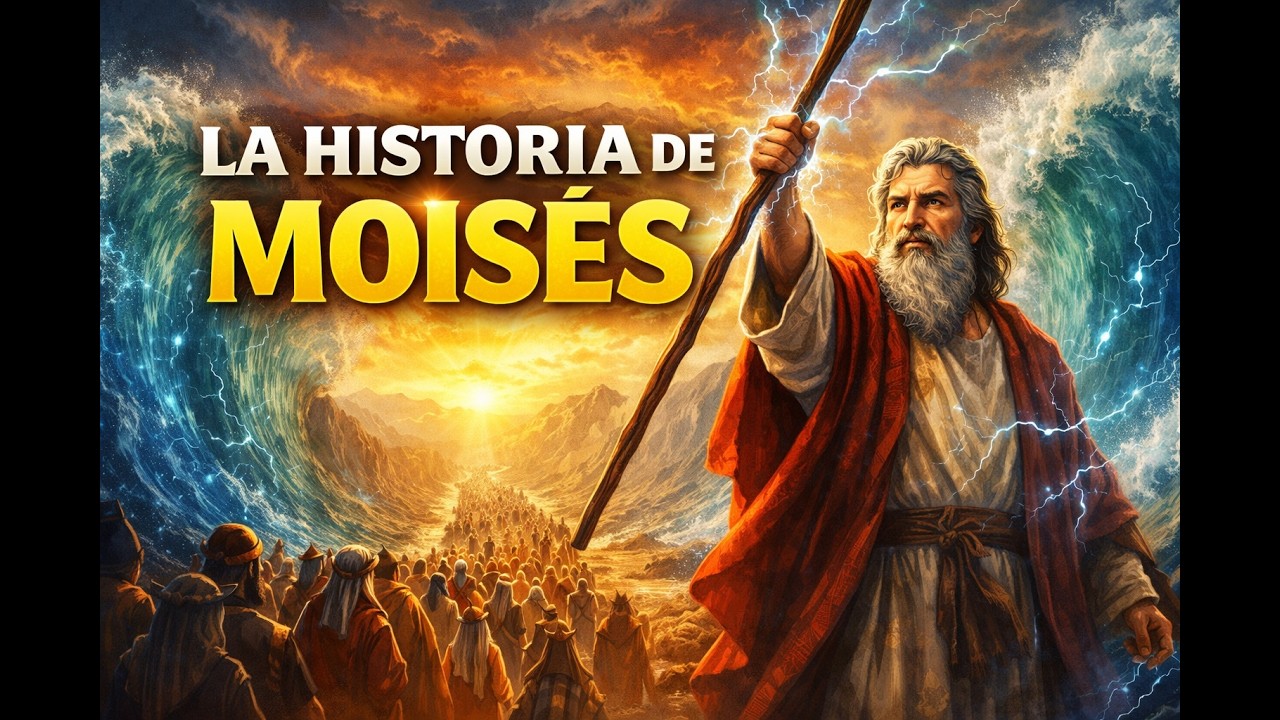 La Historia de Moisés 🔥 Del Nilo al Mar Rojo | Fe, milagros y libertad