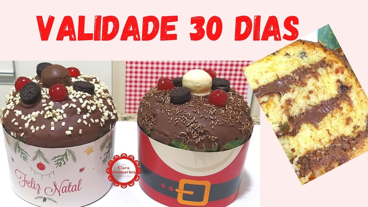PANETONE TRUFADO DE LONGA VALIDADE