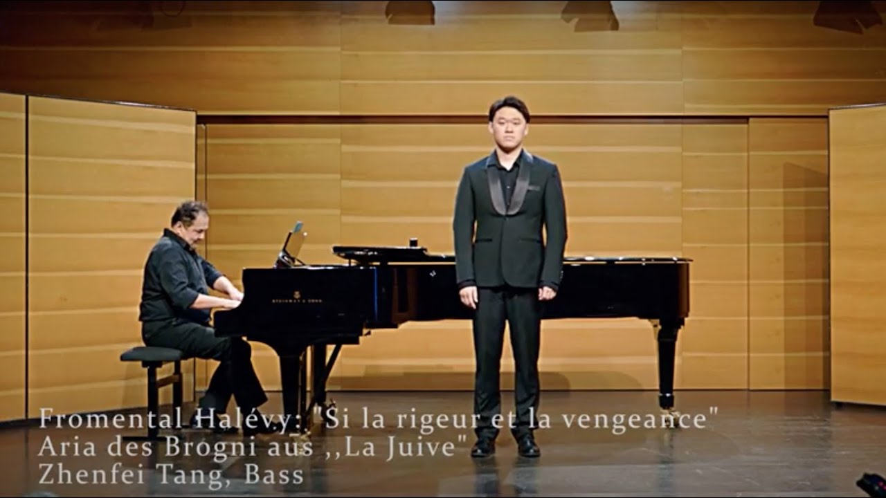 Fromental Halévy: „Si la rigeur et la vengeance“, Aria des Brogni aus „La Juive“; Zhenfei Tang, Bass