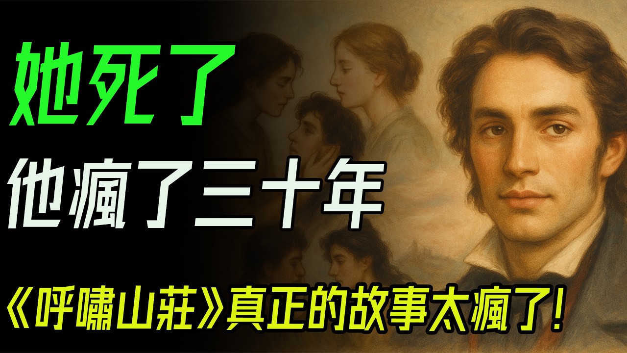 她死了，他恨了全世界三十年：《呼嘯山莊》真正的故事太瘋了！《呼嘯山莊》不是愛情小說，是人性與復仇的地獄之書。#呼嘯山莊 #艾蜜莉勃朗特 #勃朗特三姊妹 #哥德式愛情 #經典文學 #虐戀小說 #愛與恨