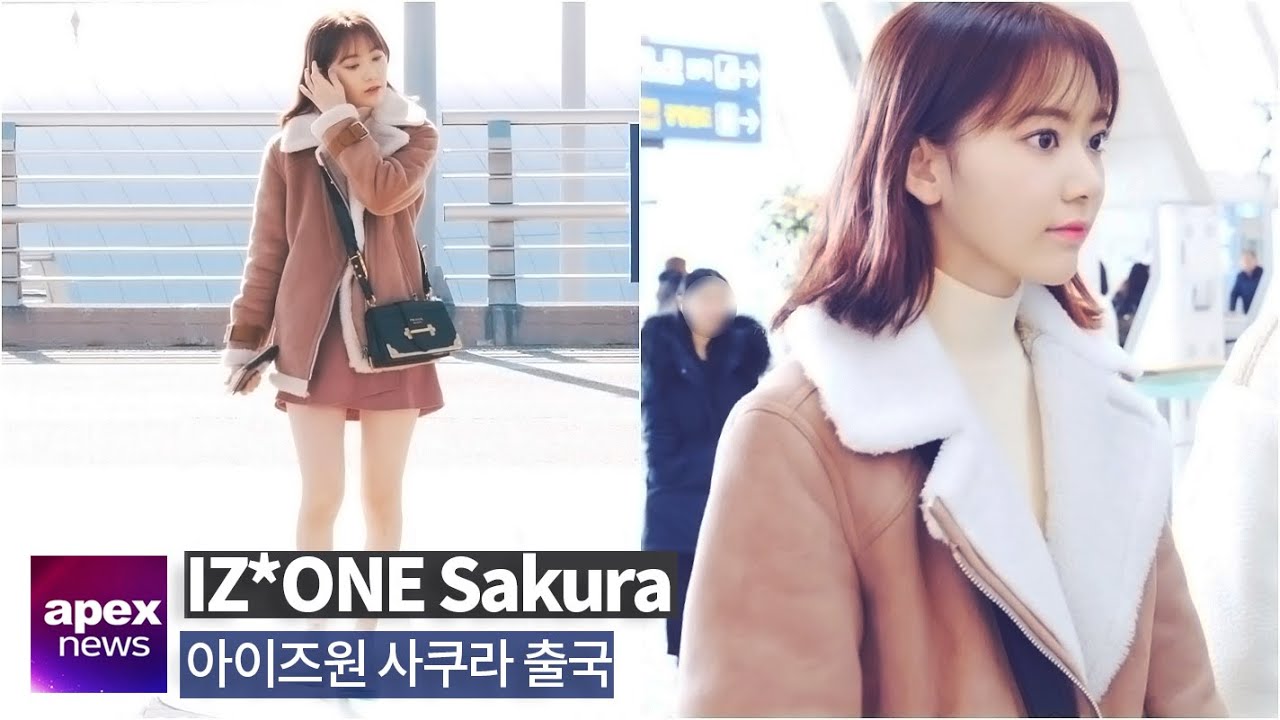 아이즈원(IZ*ONE) 미야와키 사쿠라 출국, 위즈원 곧 만나요 | IZ*ONE アイズワン Miyawaki Sakura departure to Fukuoka 2019. 12. 27