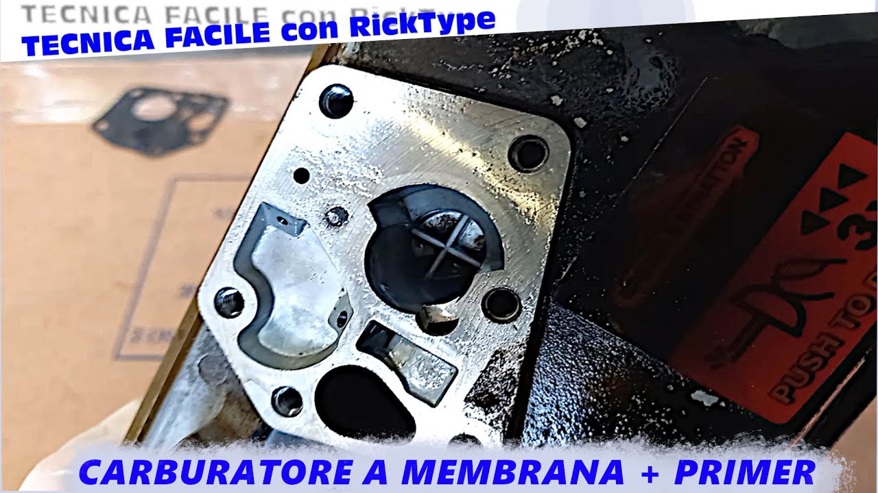 Revisione carburatore a membrana 4 tempi B&S rasaerba Oleo-Mac