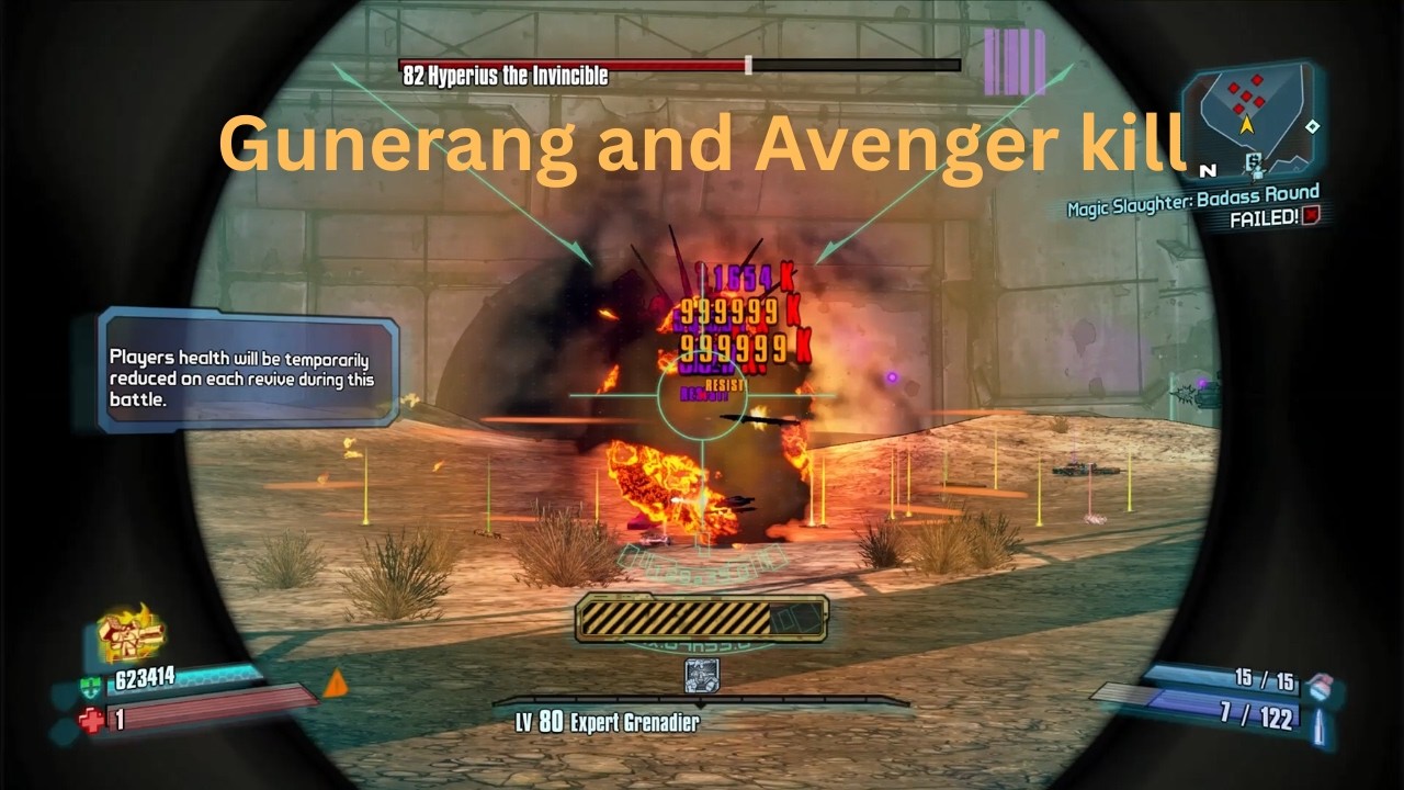 Axton level 80 Hyperius 2 speedkills