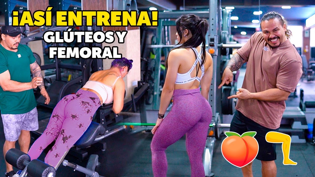 ¡Así entrena! Glúteos y femoral!