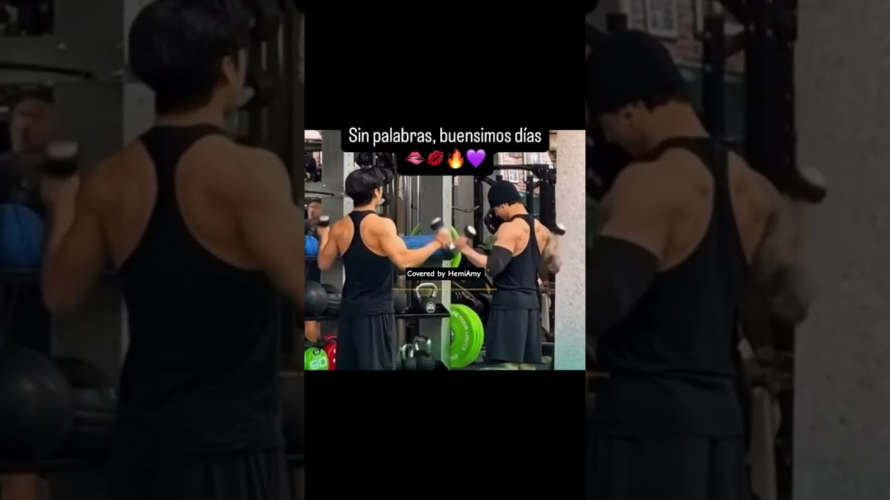 Jungkook of BTS building muscles at the gym with his bf #jungkook#bts2025#kpop#bts#jk#trending#fyp