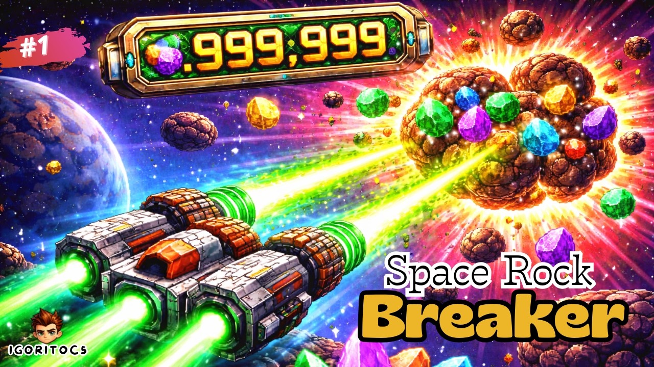Fiquei ABSURDAMENTE RICO nesse INCREMENTAL! | Space Rock Breaker