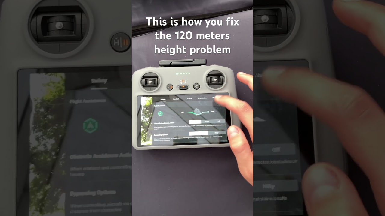 Dji mini 4 pro height problem