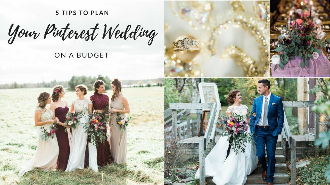 How to Plan a Pinterest Wedding on a Budget