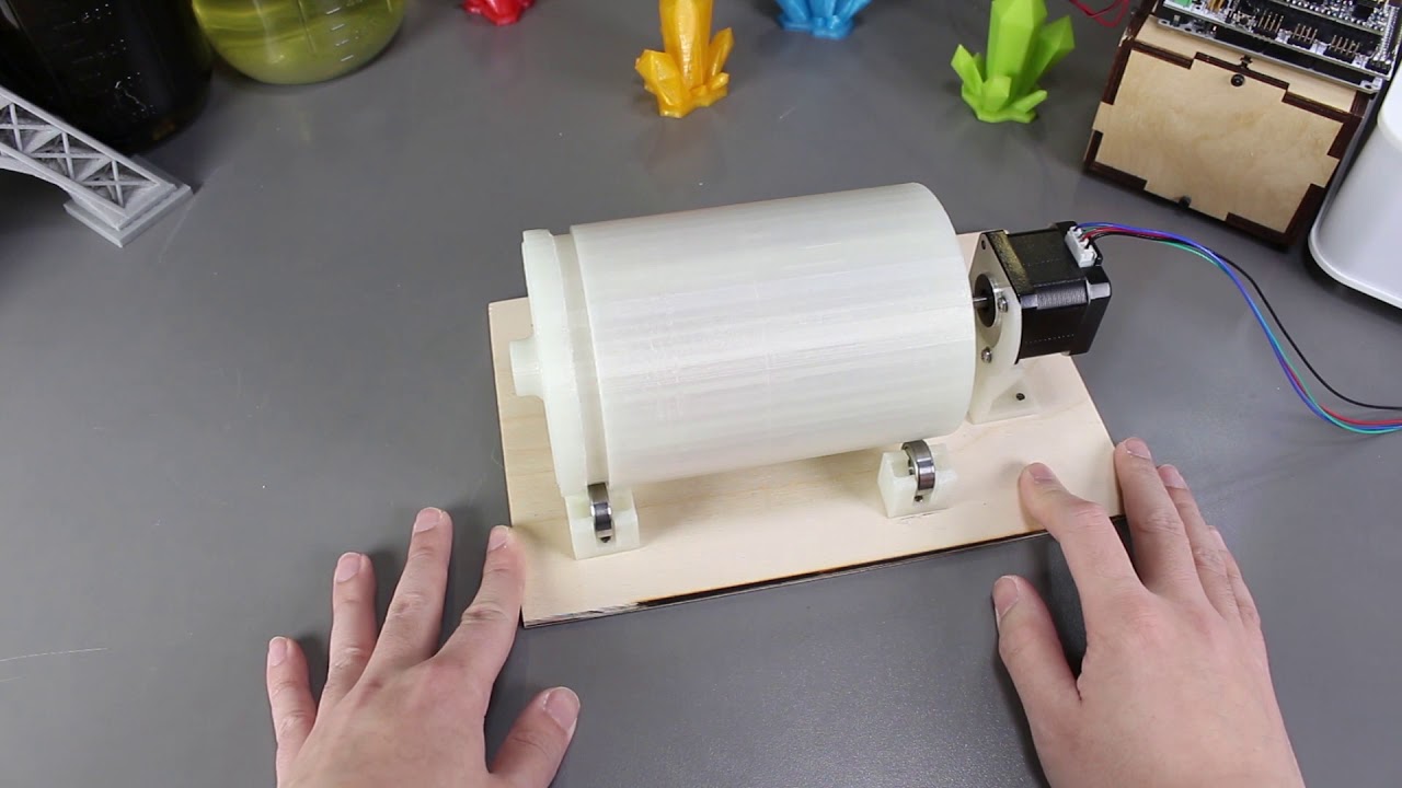 Post-Processing 3D Printed PLA Print with a Rock Tumbler