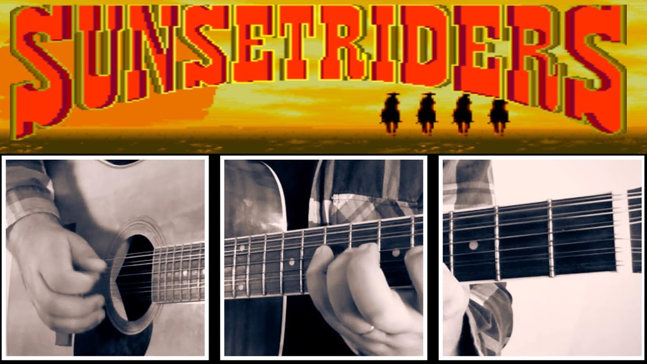 Sunset Riders - medley Part 1  - Guitar Cover