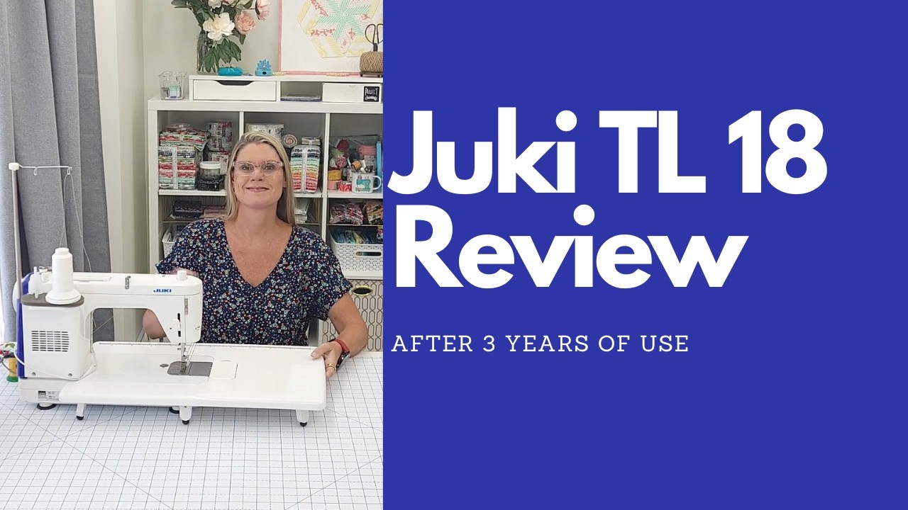 2024 juki TL 18 Review Beginning Quilting Sewing Machine for beginners video