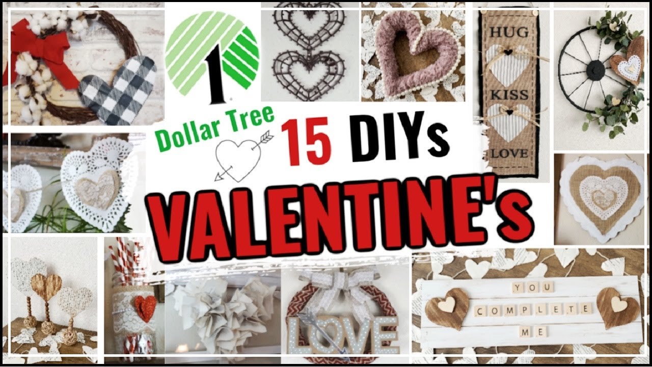 15 Dollar Tree DIY Valentines Home Decor Ideas | Easy Farmhouse DIY Decor | Momma From Scratch