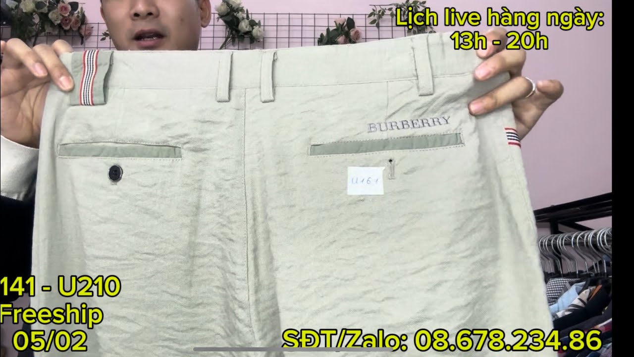 CỰC PHẨM QUẦN GOLF, KAKI HIỆU BBR LACOSTE LE COQ NIKE ADIDAS BAO SHIP TOÀN QUỐC U141-U210 05/02