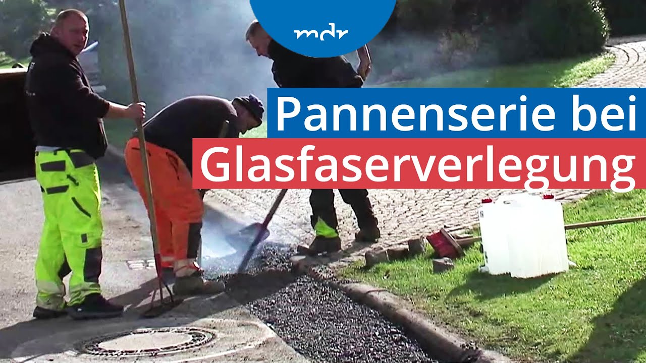 Pfusch beim Glasfaserausbau: Wann kommt das schnelle Internet? | MDR THÜRINGEN JOURNAL | MDR