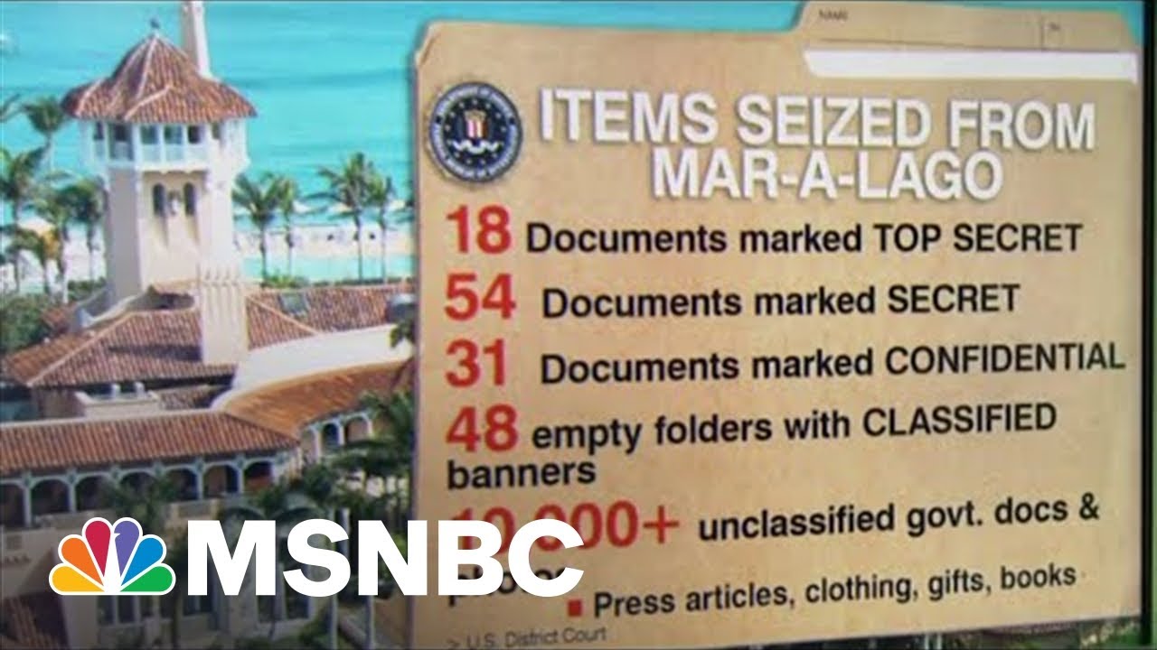 New Details On An Unsealed List Of Documents Seized By The FBI At Mar-A-Lago