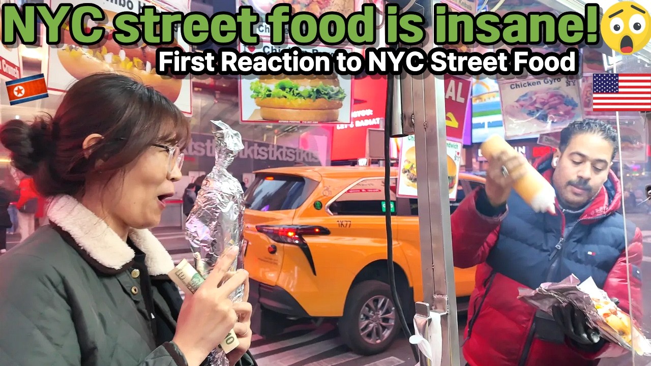 🇺🇸 NYC Street Food is INSANE! 😲 Can I actually finish this?