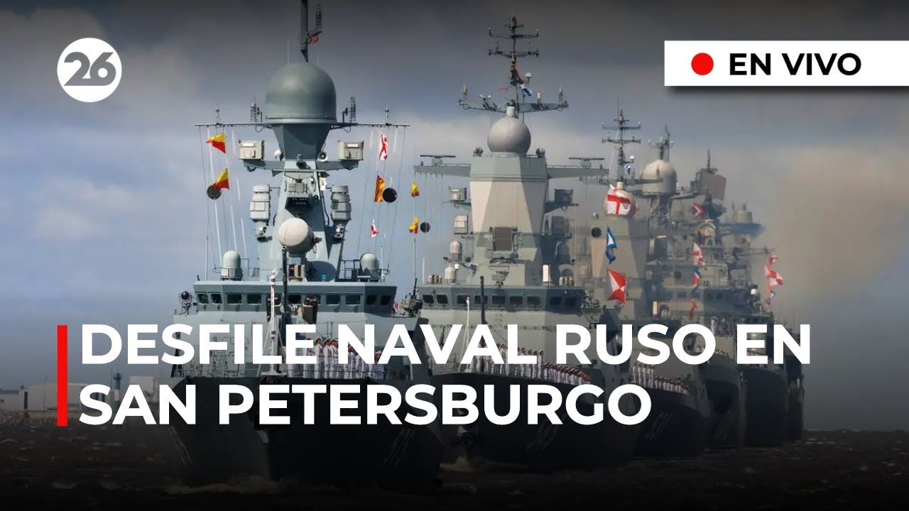 🔴 Прямая трансляция с ВОЕННО-МОРСКОГО ПАРАДЫ В САНКТ-ПЕТЕРБУРГЕ