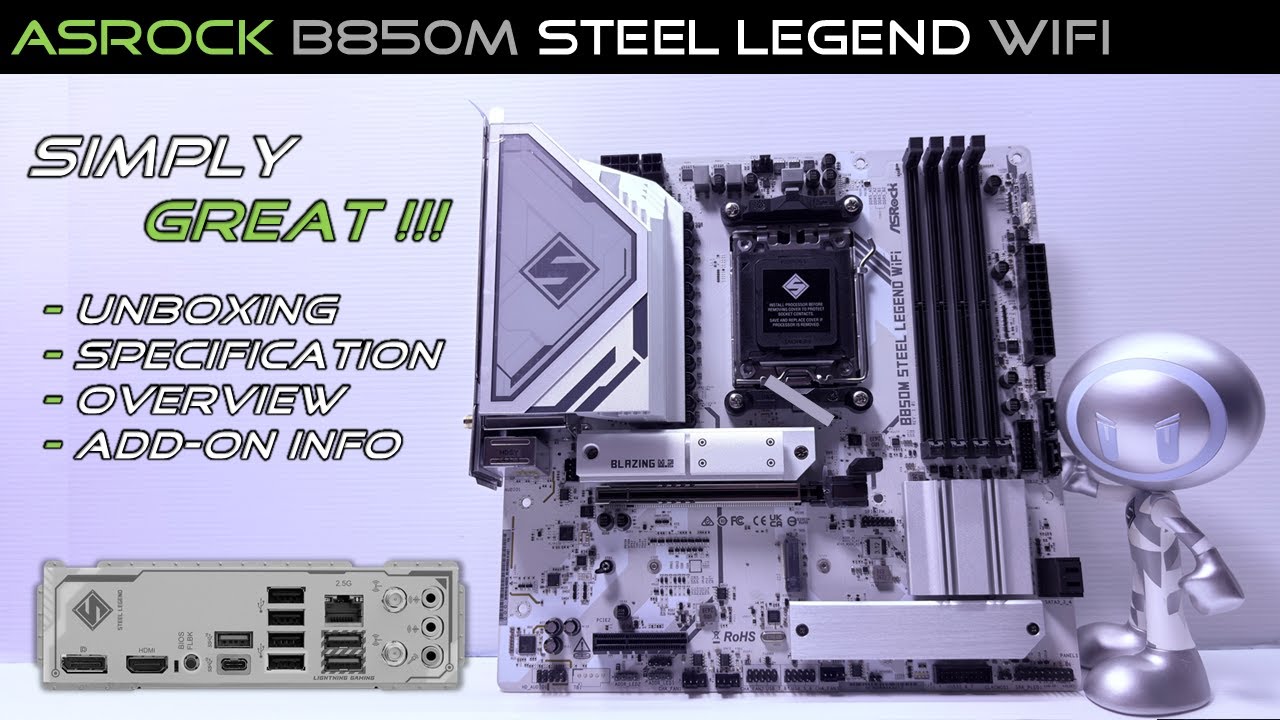 ASRock B850M Steel Legend WiFi