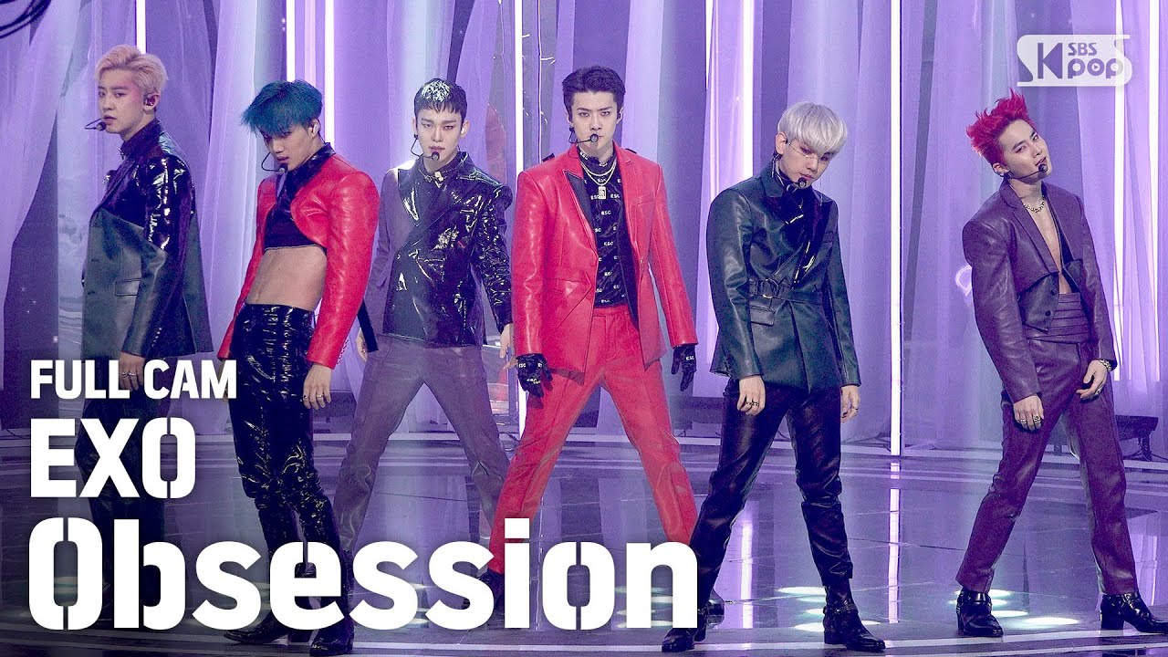 [안방1열 직캠4K] 엑소 'Obsession' 풀캠 (EXO Fancam)│@SBS Inkigayo_2019.12.8