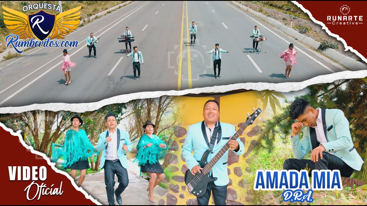 ORQUESTA RUMBERITOS.COM // AMADA MIA D.R.A. // VIDEO OFICIAL 4K