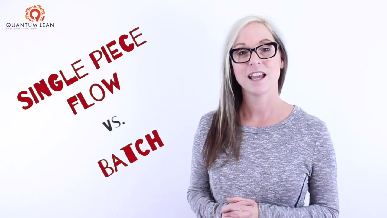 THE BEST -Single Piece Flow V.S. Batch example - Lean Manufacturing