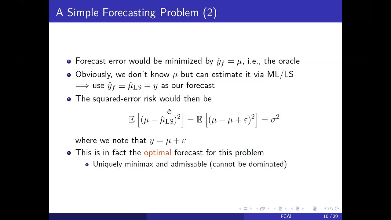 Daniel Schmidt:  Fundamental limitations of foundational time series forecasting models