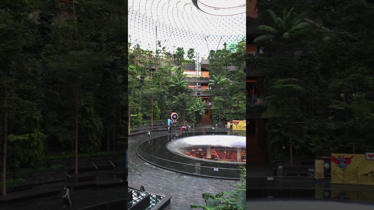 Jewel Changi Airport in the morning. #jewel #jewelchangi #changi #changiairport #marvel