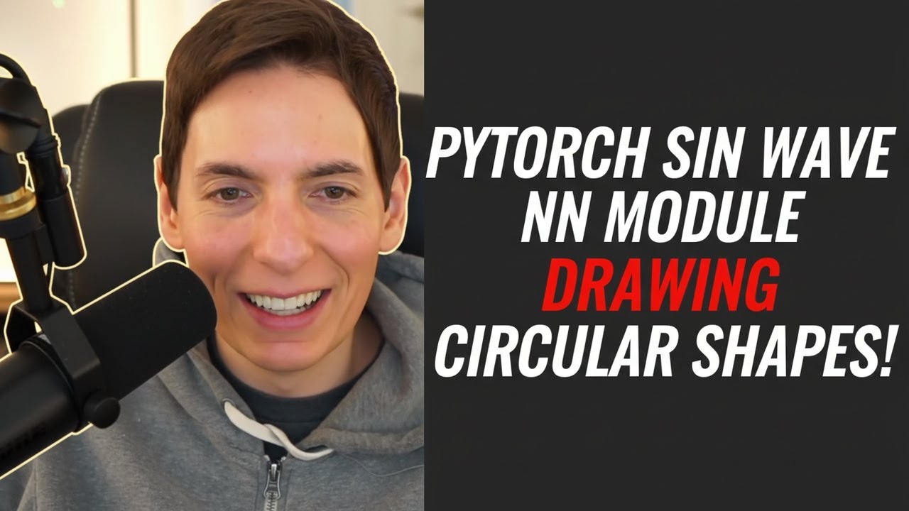 Pytorch Sin Wave nn Module Drawing Circular Shape