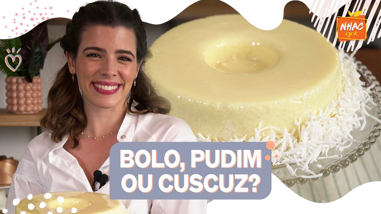 Bolo de tapioca gelado com leite condensado e coco ralado | Ju Ferraz no Nhac