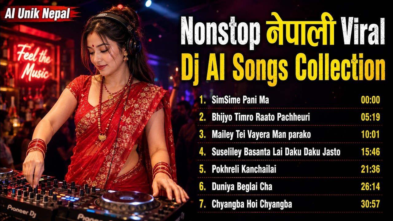 Nonstop नेपाली Viral DJ AI Songs Collection | Best Nepali DJ Remix Songs 2083 | AI Unik Nepal  #8