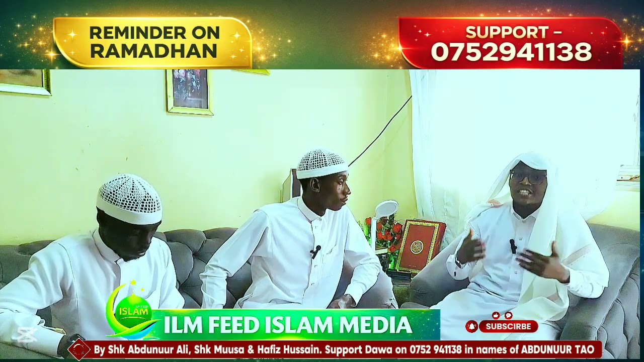 BINO BIKULU NYO OKUBYEKWATAKO MU RAMADHAN. SHK ABDUNUUR ALI, SHK MUUSA AND SHK HUSSAIN.
