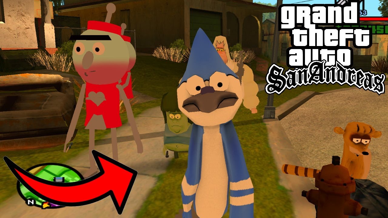 Regular Show Skins In GTA San Andreas | GTA Mods