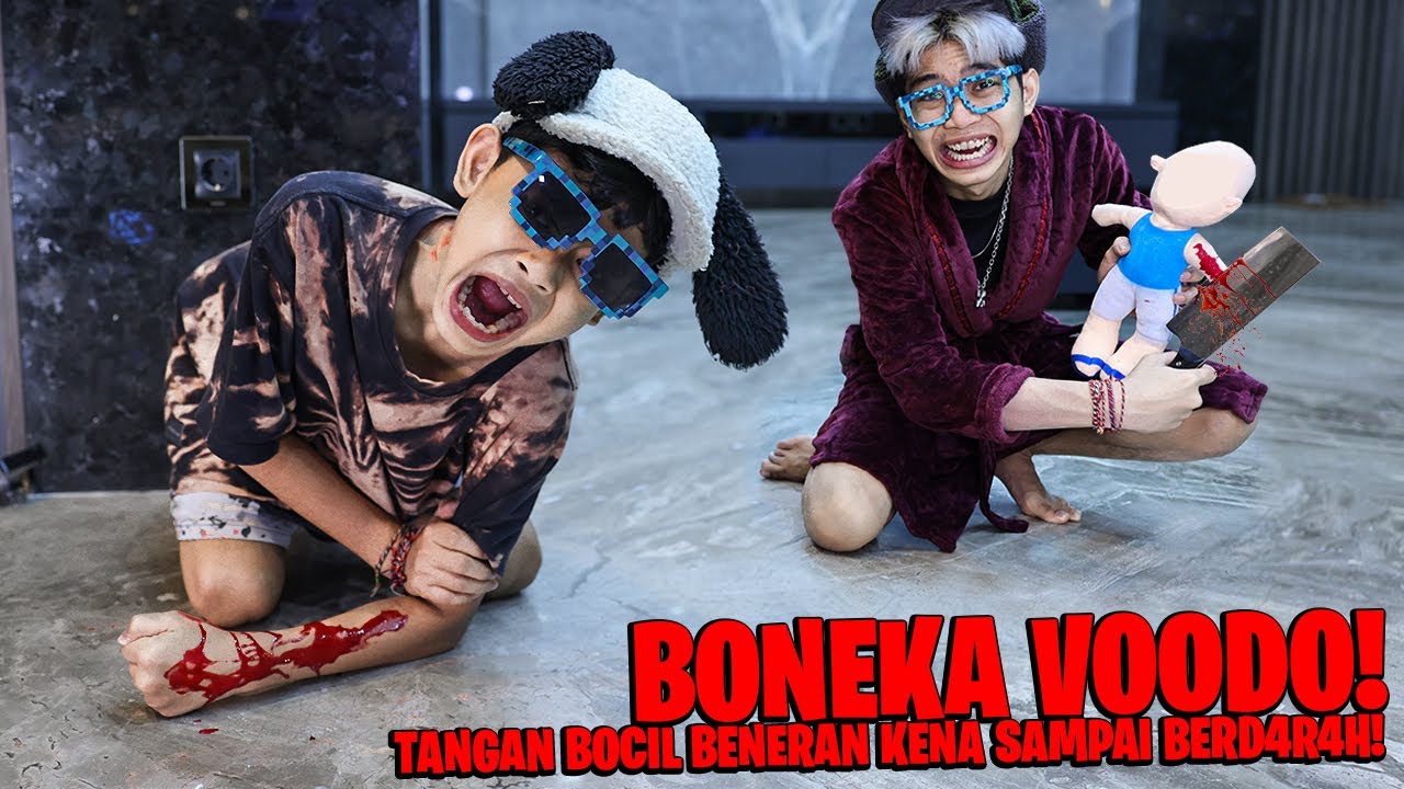 BONEKA VOODO MENGERIKAN!!! AKU MOTONG TANGAN BONEKA TAPI BOCIL JUGA KENA!!! SEMUA PANIK!!!