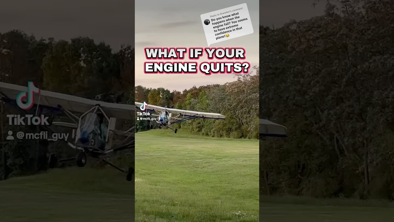 What if my engine quits? #airplane #aviation #aeroplane #eaa #flying