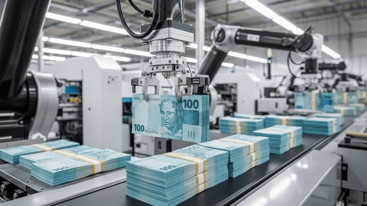Os Segredos da Fábrica de Dinheiro: Do Papel aos Milhões (Processo Completo)