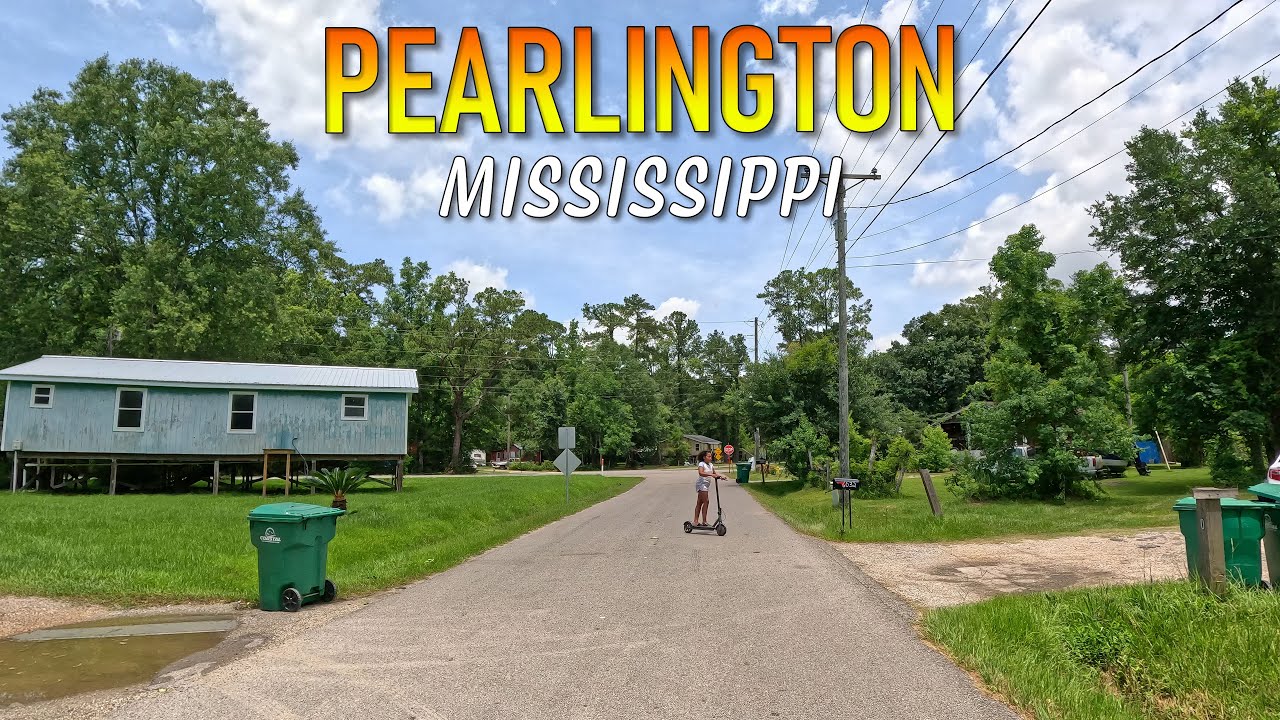 Pearlington Mississippi Driving Through