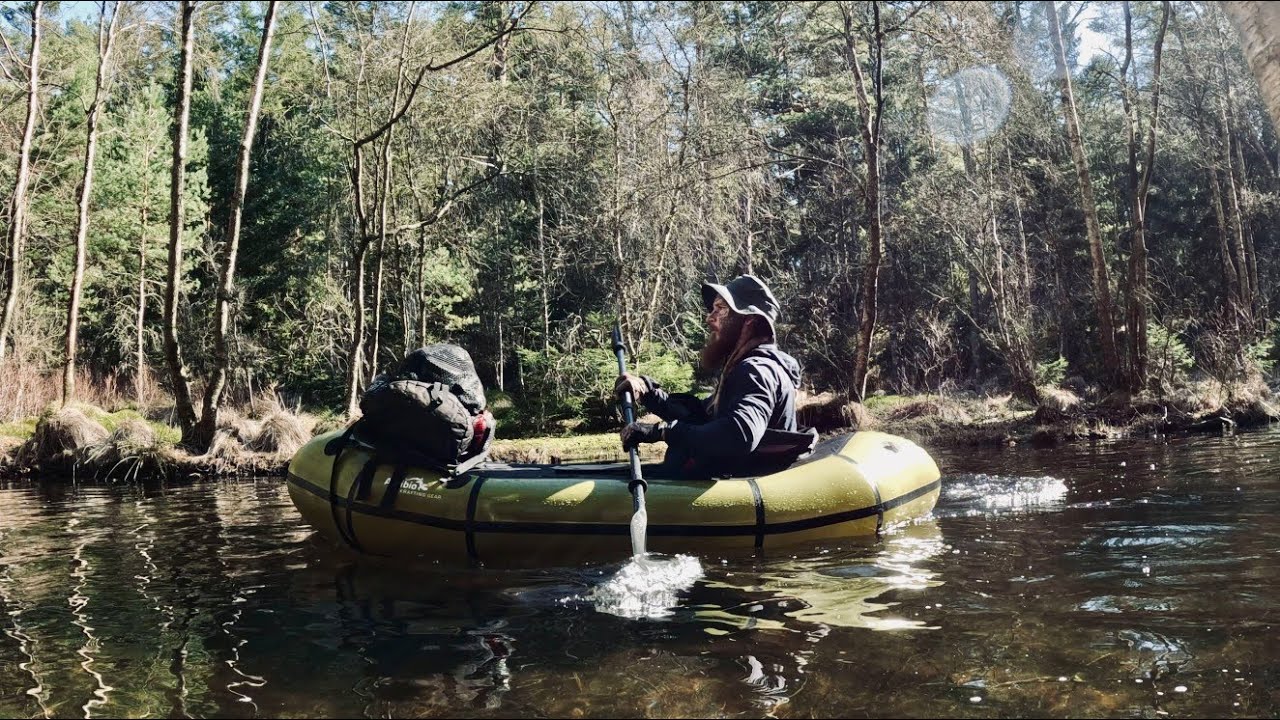 3 Days Packrafting and Hammock Camping in Swedish Nature Reserve