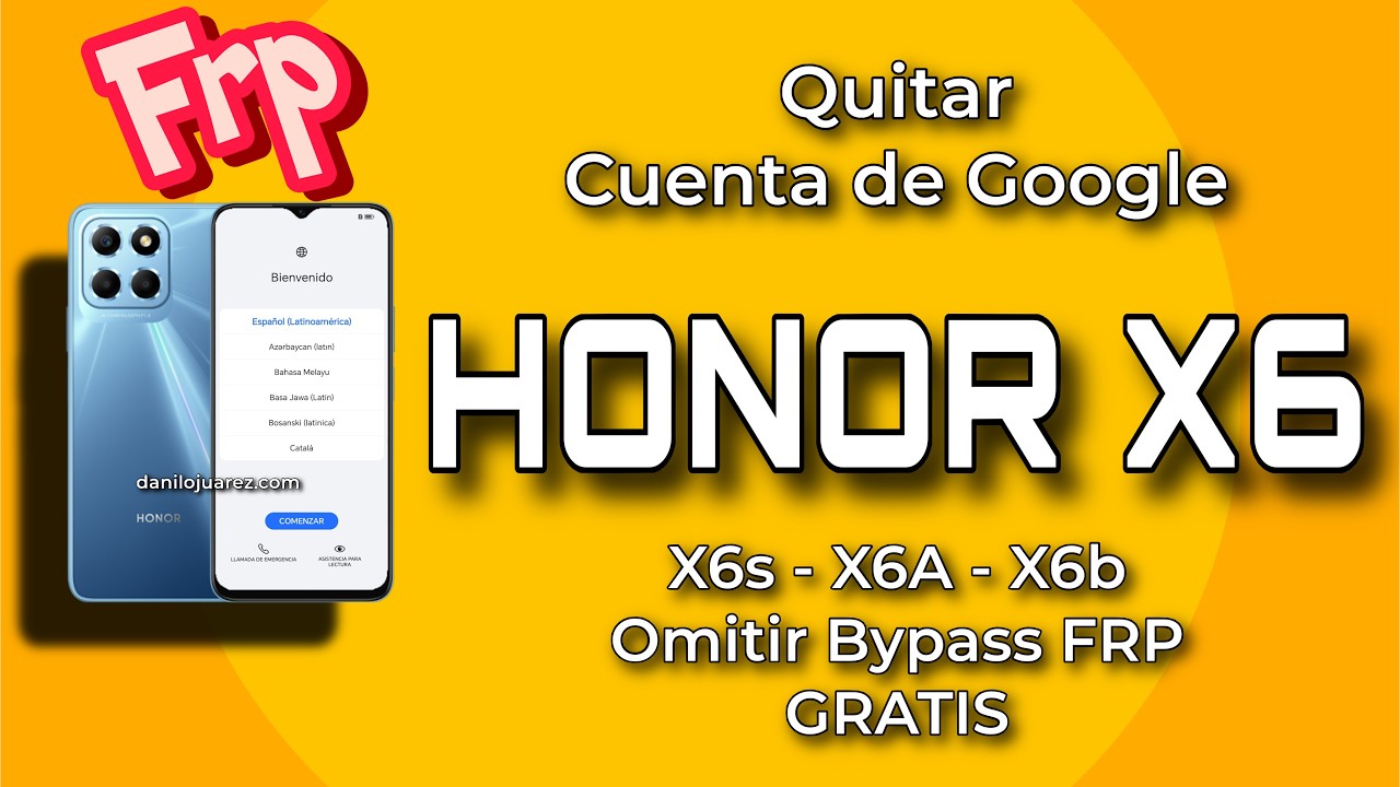 BYPASS FRP HONOR X6 / X6s / X6A ( GRATIS ) | Método Actualizado 2025