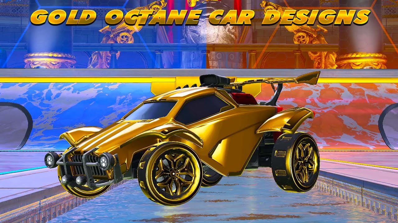 Gold Octane Car Designs - Rocket League