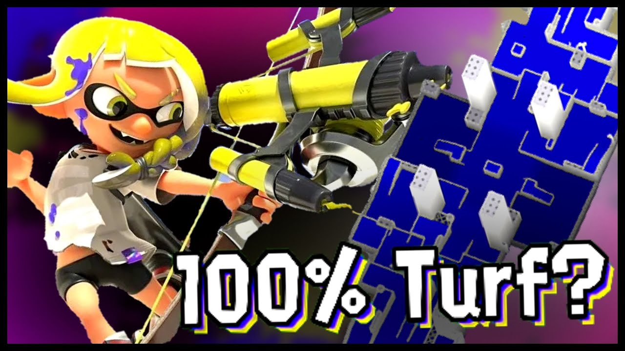 Trying to TURF 100% in SPLATOON 3!