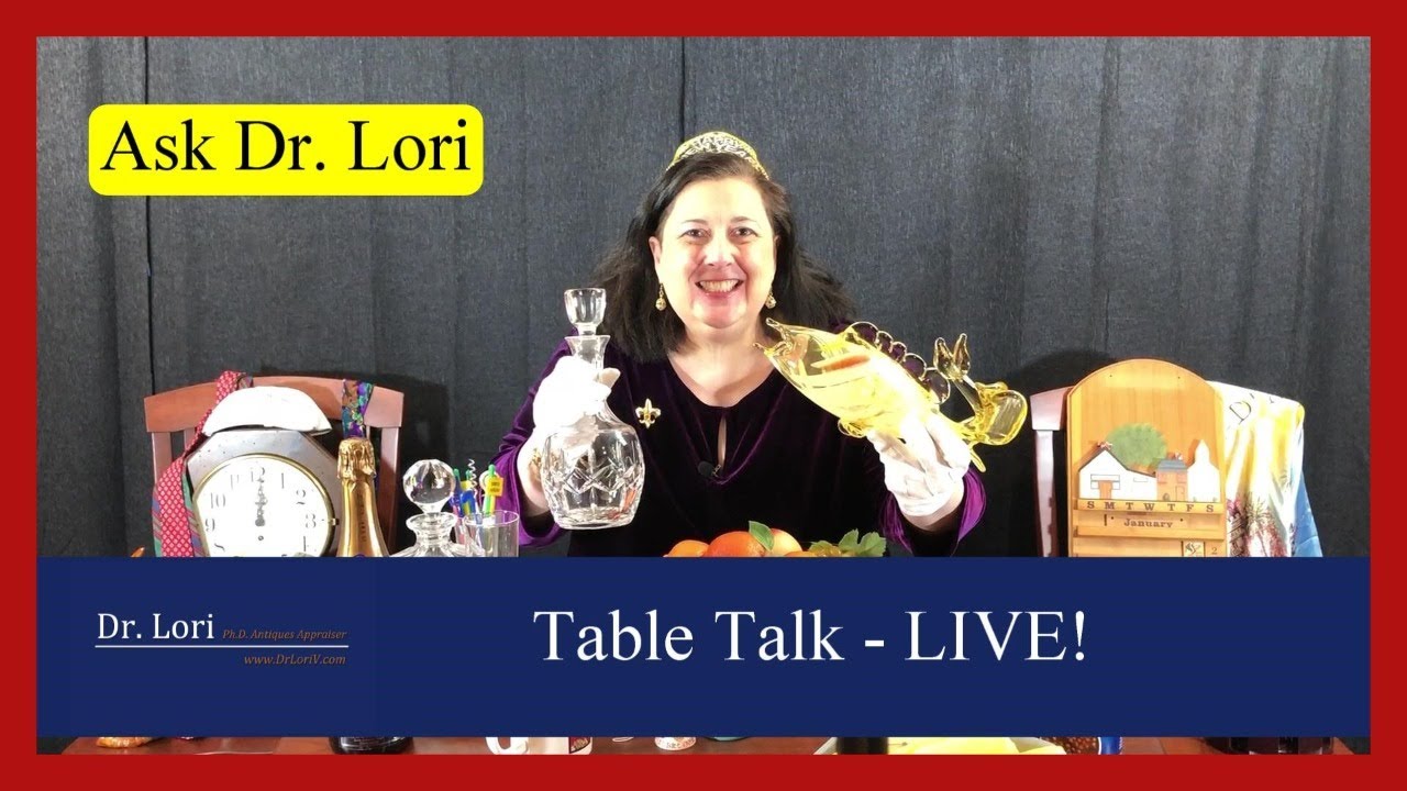 Crystal Decanters, Murano Glass, New Year's Customs, Travel | Dr. Lori's Table Talk LIVE