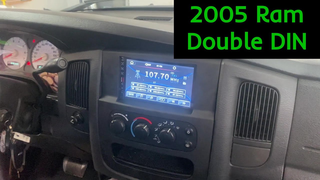 2005 Dodge Ram Double DIN Radio Install!