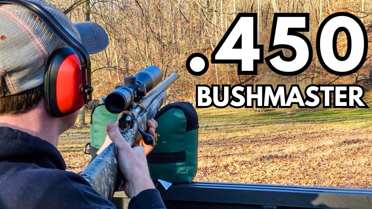 Buying & SHOOTING a .450 BUSHMASTER for Deer HUNTING! (CVA Cascade)