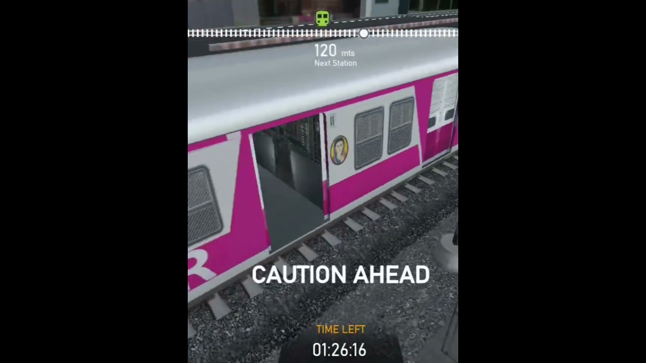 Mumbai Local 💯 Local Train Simulator Realistic environment #youtubeshorts #shorts #short #ukgamer