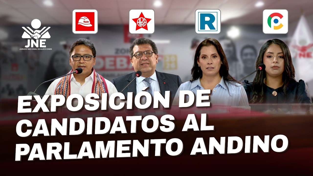 Exposición de candidatos al Parlamento Andino 2026 | Grupo 7