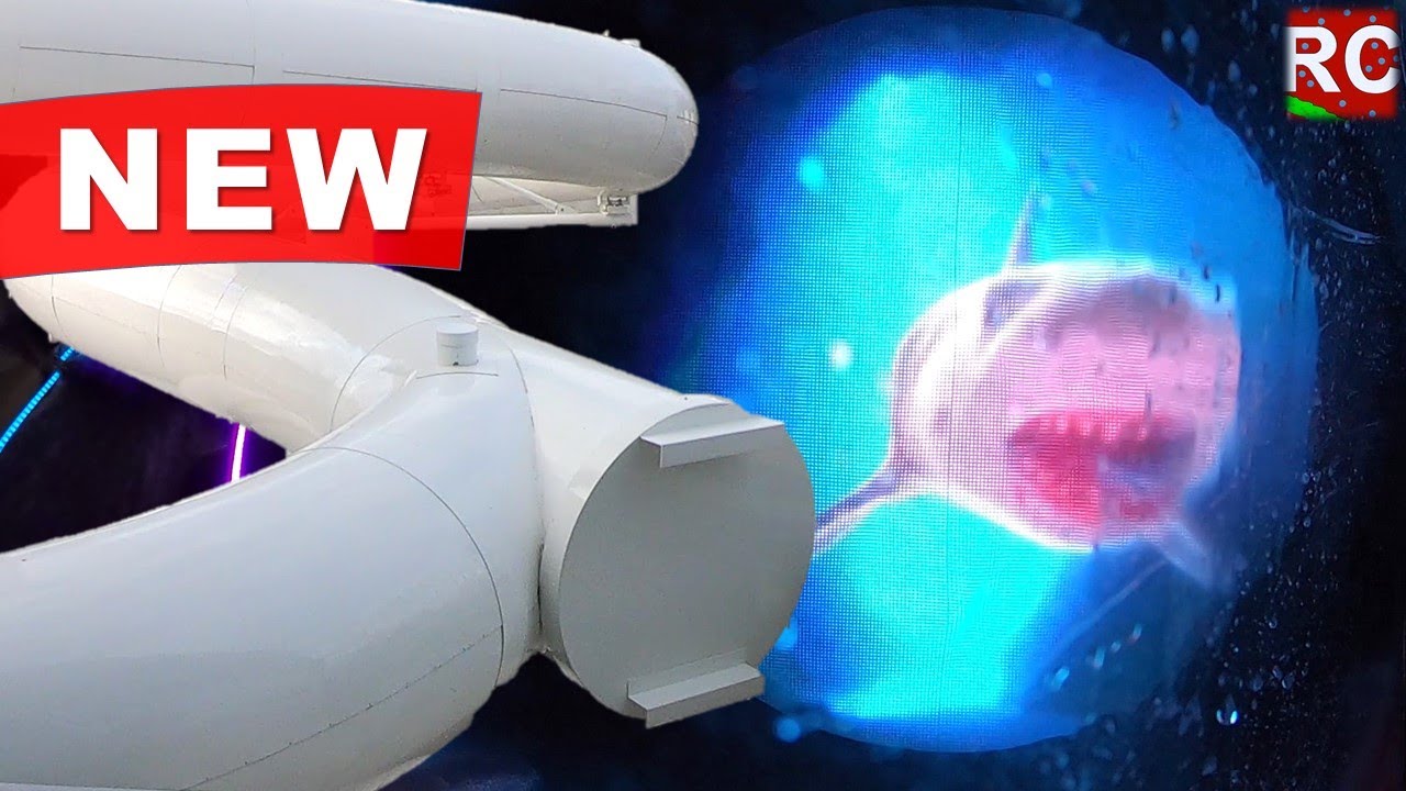 Nautiland Würzburg - Fake Slide [NEU 2019] ONRIDE interaktive Röhrenrutsche mit LED-Effekten